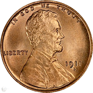1911 D Wheat Penny