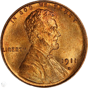 1911 S Wheat Penny