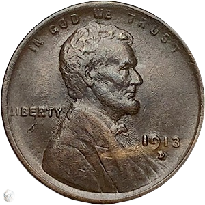1913 D Wheat Penny