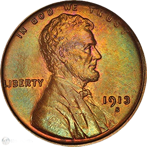 1913 S Wheat Penny