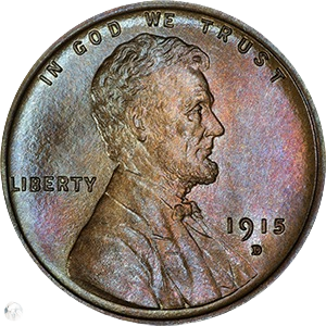 1915 D Wheat Penny