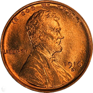 1916 D Wheat Penny