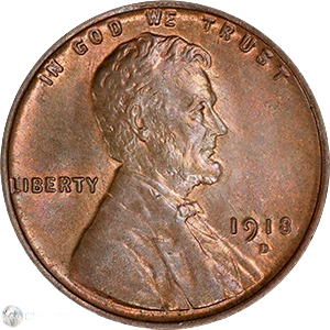 1918 D Wheat Penny