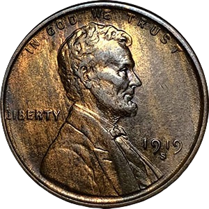 1919 S Wheat Penny