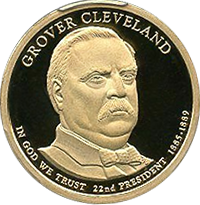 2012 S Grover Cleveland Dollar