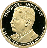 2013 S Theodore Roosevelt Dollar