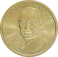 2014 P Warren G Harding Dollar