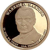 2014 S Warren G Harding Dollar