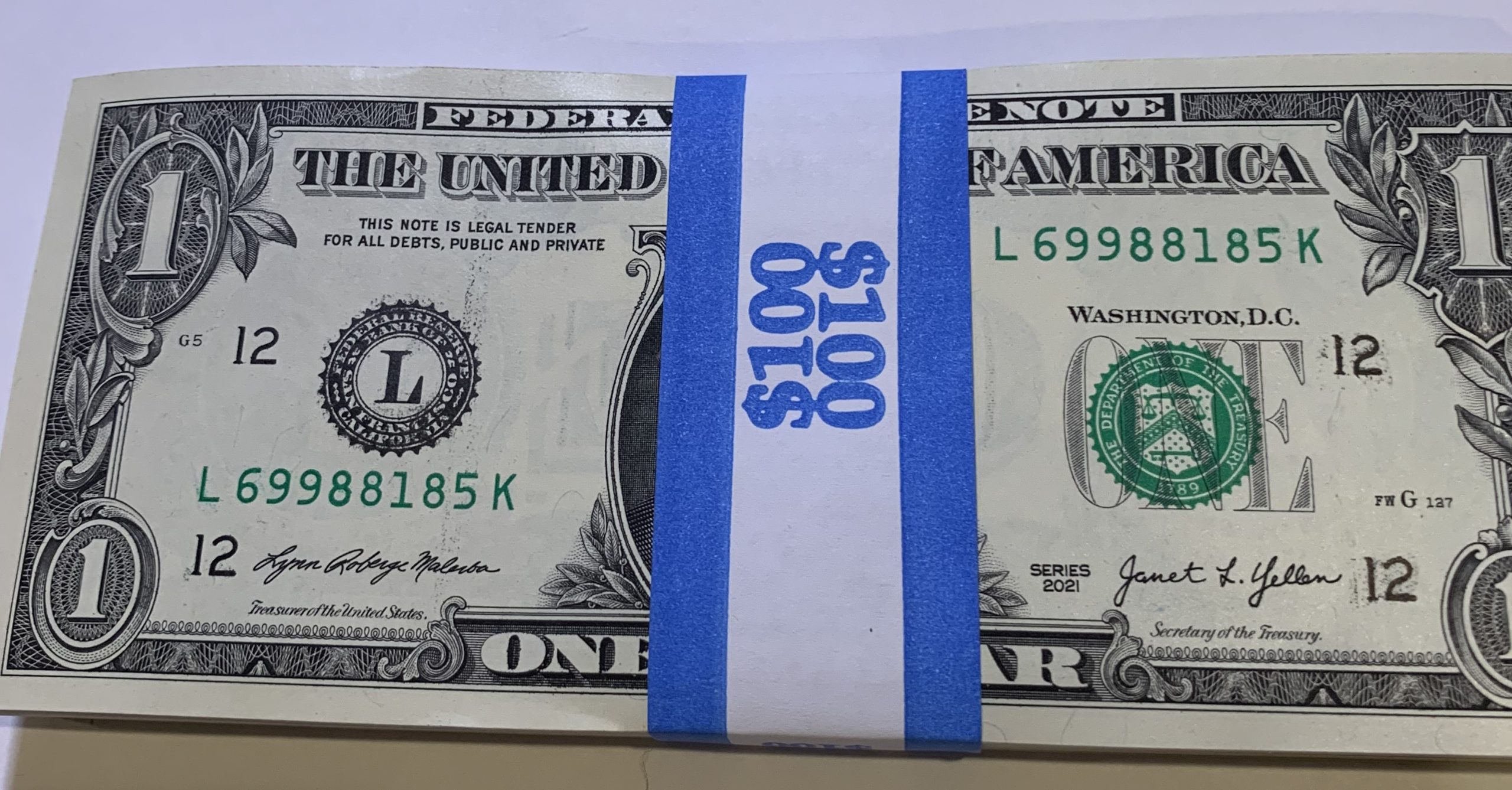 Vintage U.S. Paper Currency Collection – $1, $2, $5 & $20 Dollar Bills (Multiple Series) - Image 10
