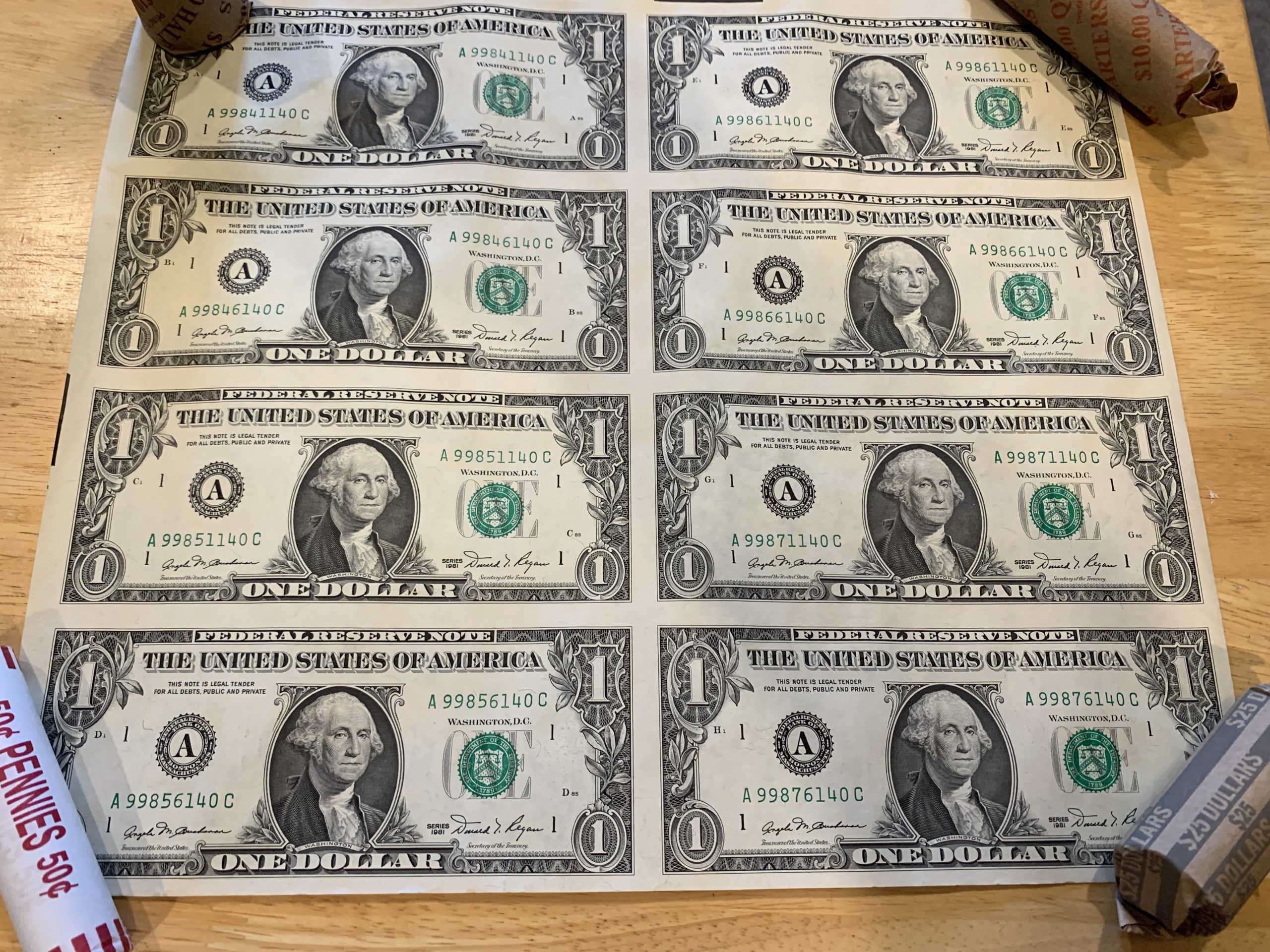 Vintage U.S. Paper Currency Collection – $1, $2, $5 & $20 Dollar Bills (Multiple Series)
